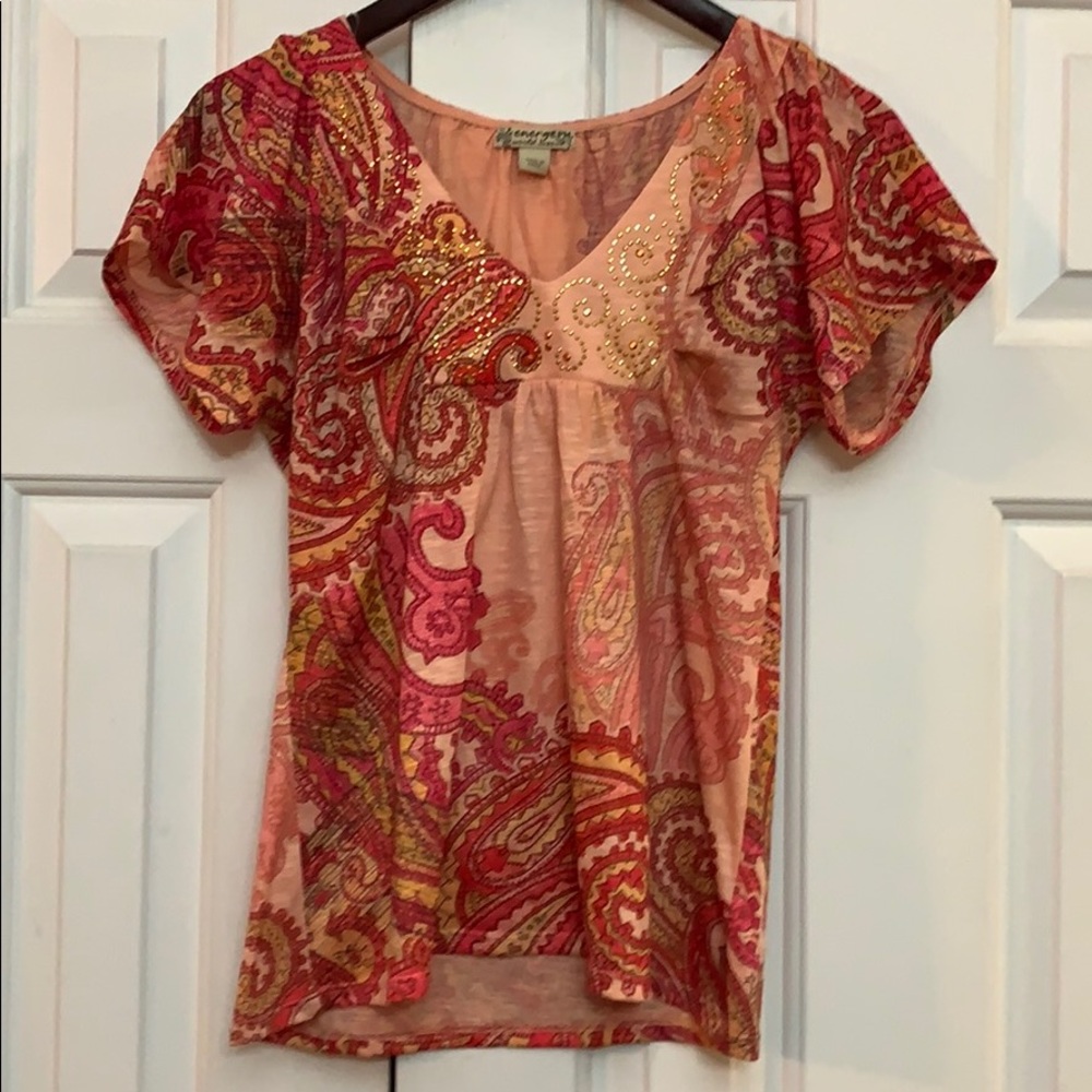 4/$50 ENERGE PM embellished top/tee